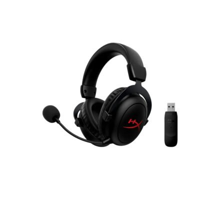هايبر اكس سماعة رأس الألعاب كلاود الثاني كور، لاسلكية، لأجهزة الكمبيوتر الشخصي - أسود