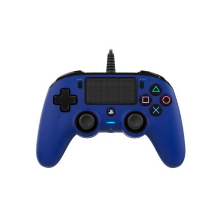 ناكون وحدة تحكم سلكية مدمجة لجهاز بلاي ستيشن 4 - أزرق