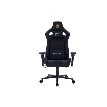 سادِس دورادو برو كرسي ألعاب مع مساند ذراعين قابلة للتعديل بستة اتجاهات - اسود