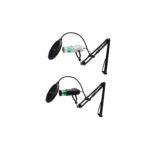 ميكروفون توستد مايندز دبليو مئة وثمانية يو اس بي مع إضاءة أر جي بي لون أسود