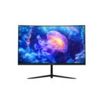 شاشة ألعاب منحنية سادس إن سي-بيلاجيا إس سي-سي جي 04 إف 24 بي مقاس 24 بوصة بدقة فل إتش دي 1920×1080 ومعدل تحديث 200 هرتز وزمن استجابة 0.5 مللي ثانية ودعم إتش دي إم آي 2.1 بلوحة في إيه باللون الأسود