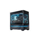Gaming PC - Intel i5-14400F Processor, ASUS H610 D5 Wi-Fi Motherboard, 16GB DDR5 RAM, 1TB NVMe SSD, ASUS DUAL RTX 5060 TI 16GB VGA, 750 WATT PSU, L240 Liquid Cooler, Asus Prime AP202 Mid Tower Case with 3 ARGB Fans, Windows 11 Pro (License)