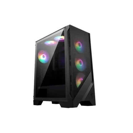 Gaming PC i7-14700F, B760M-A WiFi DDR5 Motherboard, 32GB DDR5 RAM, 1TB NVMe SSD, RTX 5060 Ti 16GB VGA, 750 WATT GOLD PSU, AZZA L240 Liquid Cooler, MSI MAG Forge 120A AirFlow Mid Tower Case With 6x RGB Fans Black, Windows 11 Pro License