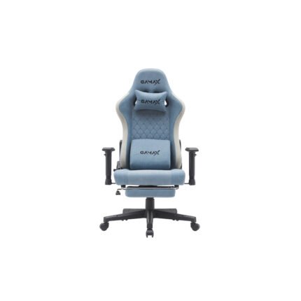 كرسي الألعاب جاماكس موديل BS-7970 مع مسند للقدمين - اللون الأزرق الفاتح ( غير شامل التركيب )