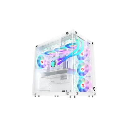 Gaming PC i5-14400F Processor, ASUS H610 D5 WIFI Motherboard, 16GB RAM DDR5, 1TB SSD NVME, GIGABYTE GeForce RTX 5060 EAGLE OC ICE 8GB White, 650 WATT PSU, GameOn Emperor Arctic II Series Mid Tower Case White, 7 ARGB Fans, Windows 11 Pro (License)