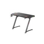 ⁦عرض مجموعة أثاث الألعاب: طاولة ألعاب أورتكس أو إكس-١١٦٠ من ألياف الكربون، مع كرسي ألعاب أورتكس موديل إل دي٠٣٤ – أسودفي احمر⁩ - الصورة ⁦4⁩