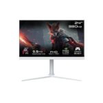 جيم اون شاشة الألعاب أرتيك برو سيريس، ٢٤ بوصة، فل اتش دي، آي بي إس، ٣٨٠ هرتز، زمن استجابة ٠.٥ مللي ثانية، تدعم اتش دي آر، اتش دي إم آي ٢.١، حامل قابل للتعديل، أبيض