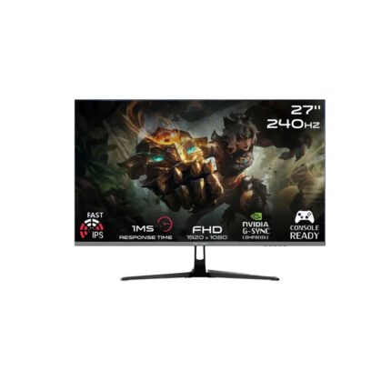 GAMEON GOESP27240IPS Esports Series 27" FHD, 240Hz, MPRT 0.5ms, HDMI 2.1, Fast IPS Gaming Monitor (Supports PS5) - Black