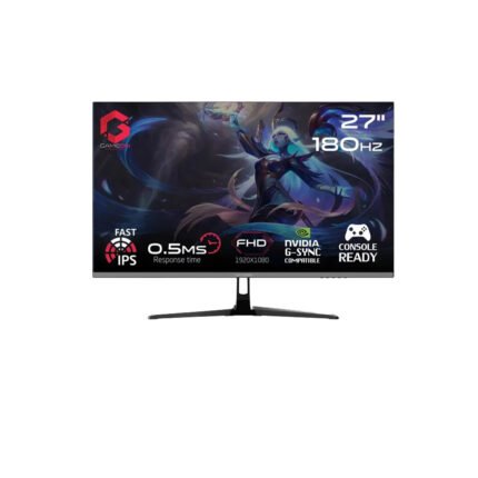 جيم اون شاشة الألعاب برو، ٢٧ بوصة، فل اتش دي، آي بي إس، معدل تحديث ١٨٠ هرتز، ٠.٥ مللي ثانية، منفذ اتش دي إم آي ٢.١، ​​منفذ ديسبلاي بورت ١.٤، مع تقنيتي ايه إم دي فري سينك و نيفيديا جي - سينك