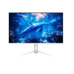 ⁦ساديس شاشة الألعاب المسطحة أس إل - سيليون برو مقاس ٢٤ بوصة، شاشة آي بي أس دقة فل اتش دي، معدل تحديث ١٤٤ هرتز، زمن استجابة ١ مللي ثانية، مزودة بمنفذ اتش دي أم آي ٢٫١ - أبيض⁩ - الصورة ⁦2⁩