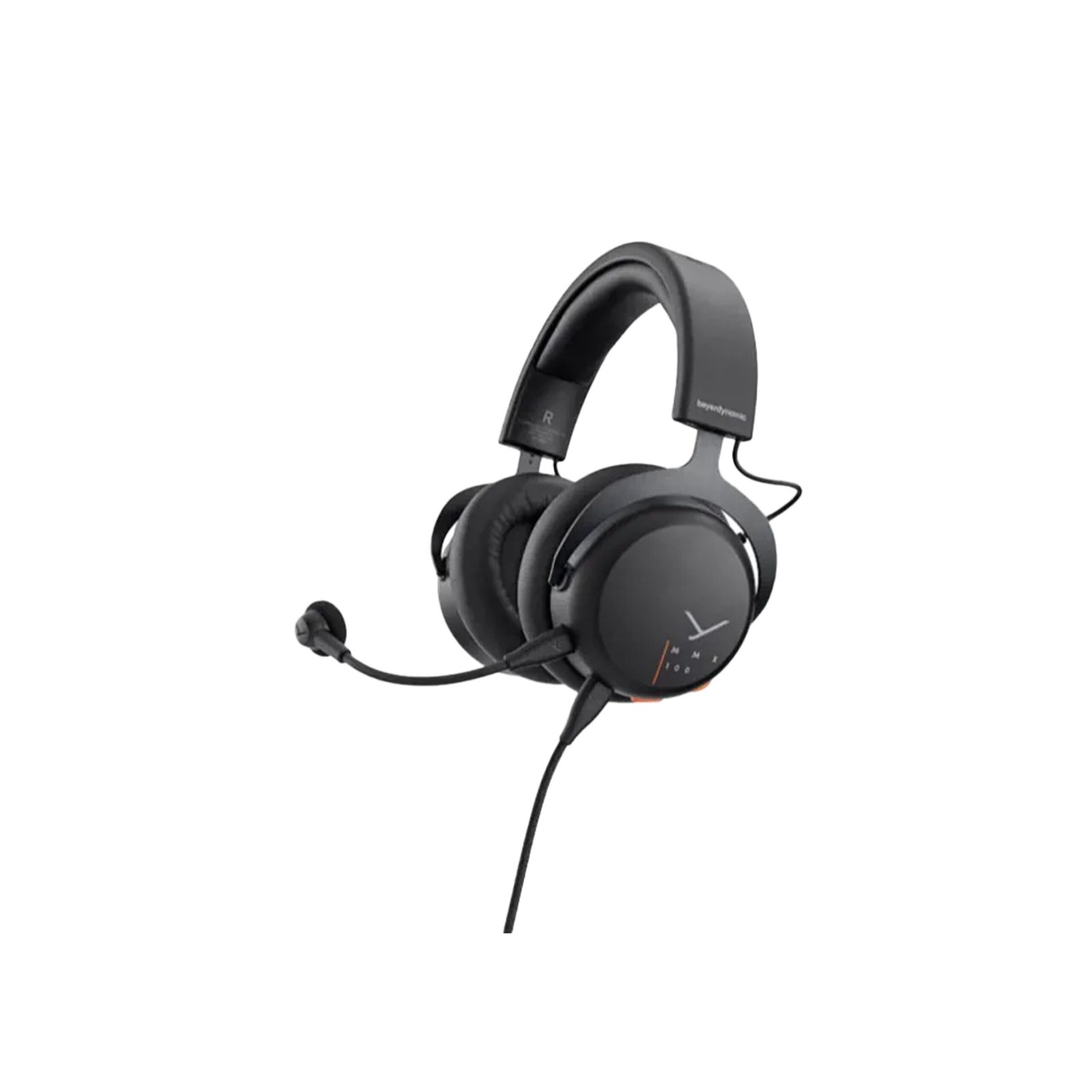 82 بييردايناميك سماعة الألعاب إم إم إكس ١٠٠ ستوديو كلاس (تناظرية)، مع ميكروفون ميتا فويس قابل للفصل مزود بفلتر للبوب - أسود - الصورة 1