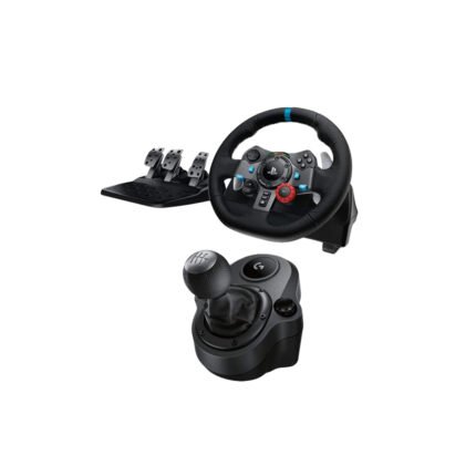 عجلة قيادة لوجيتك درايفنج فورس G29 لبلاي ستيشن 5 وكمبيوتر