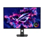 ⁦Asus Rog Strix XG32UCWG 32" OLED Gaming Monitor, Dual Mode (4K@165Hz, FHD@330Hz), 0.03ms, G-SYNC Compatible, VESA DisplayHDR™ 400, HDMI 2.1/USB-C & Standard Ports | 90LM0BX0-B01371⁩ - الصورة ⁦5⁩