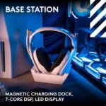 ⁦استرو A50 Lightspeed سماعة العاب لاسلكية (الجيل الخامس) + قاعدة - ابيض لمنصات بلايستيشن, اكس بوكس , نينتندو , كومبيوتر و الموبايل⁩ - الصورة ⁦2⁩