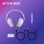 ⁦أسترو سماعة الألعاب أيه ‎٢٠‎ إكس لايت سبيد، بلوتوث / لاسلكية، إضاءة لايتسينك أر جي بي، وميكروفون بوم ‎٤٨‎ كيلوهرتز، لأجهزة بي ‎أس ‎٥‎، إكس بوكس، نينتندو سويتش / سويتش ‎٢‎، وكمبيوتر شخصي مع صوت ‎٢‑سيستم بلايسينك‎ – أبيض⁩ - الصورة ⁦2⁩