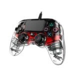 ⁦PS4 Compact Controller Nacon Wired Illuminated Red⁩ - الصورة ⁦4⁩