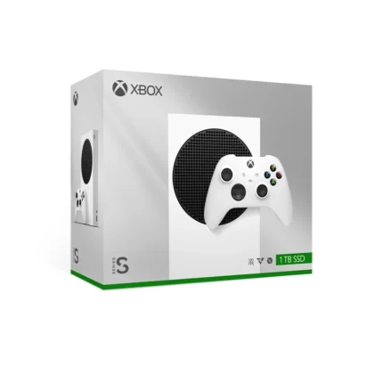 Xbox Series S - All Digital Gaming Console - 1TB SSD - Includes Wireless Controller - 120FPS - Robot White