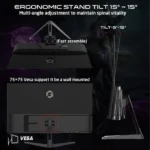 ⁦جيم اون شاشة الألعاب برو، ٢٧ بوصة، فل اتش دي، آي بي إس، معدل تحديث ١٨٠ هرتز، ٠.٥ مللي ثانية، منفذ اتش دي إم آي ٢.١، ​​منفذ ديسبلاي بورت ١.٤، مع تقنيتي ايه إم دي فري سينك و نيفيديا جي - سينك⁩ - الصورة ⁦3⁩