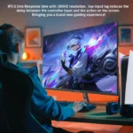 ⁦جيم اون شاشة الألعاب برو، ٢٧ بوصة، فل اتش دي، آي بي إس، معدل تحديث ١٨٠ هرتز، ٠.٥ مللي ثانية، منفذ اتش دي إم آي ٢.١، ​​منفذ ديسبلاي بورت ١.٤، مع تقنيتي ايه إم دي فري سينك و نيفيديا جي - سينك⁩ - الصورة ⁦2⁩