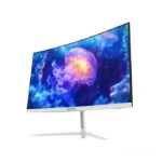 ⁦ساديس شاشة الألعاب بي سي-بيلاجيا، ٢٤ بوصة، شاشة في ايه فل اتش دي، ٢٠٠ هرتز، ٠.٥ مللي ثانية، اتش دي إم آي ٢.١، ​​حماية من الضوء الأزرق، زاوية واسعة، منحنية، أبيض⁩ - الصورة ⁦9⁩