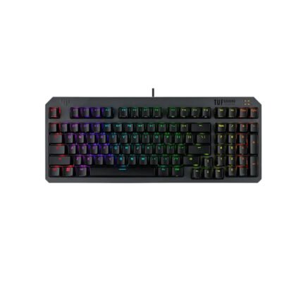Asus Tuf K3 Gen II Wired Gaming Keyboard Red Switch Linear & Smooth (Arabic) - Black