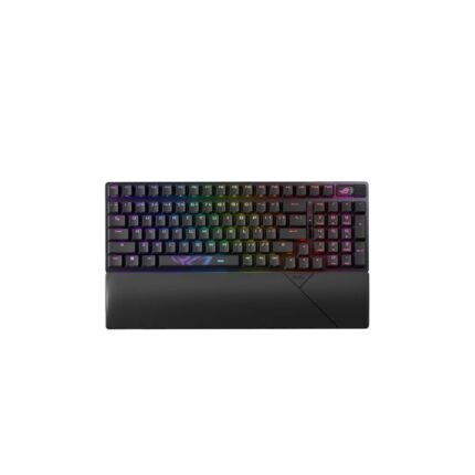 Asus X902 Rog Strix Scope II 96 RX Wireless Optical Mechanical Gaming Keyboard Rog RX Blue Switch Clicky And Speedy (Arabic) - Black