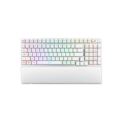 Asus X902 Rog Strix Scope II 96 RX Wireless Optical Mechanical Gaming Keyboard Rog RX Blue Switch Clicky And Speedy (Arabic) - White
