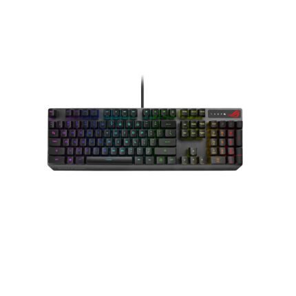 Asus XA05 ROG Strix Scope RX RED Optical Mechanical Switch RGB Wired Gaming Keyboard, Arabic, Black
