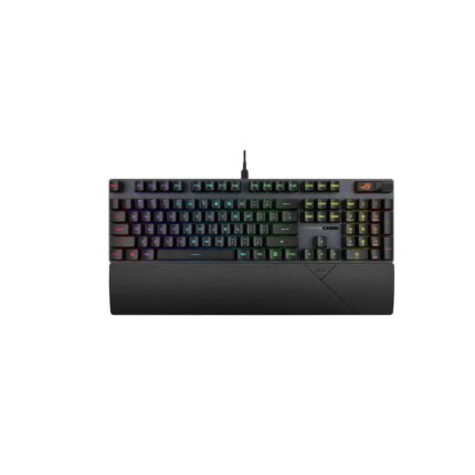 Asus XA11 Rog Strix Scope II Wired Optical Mechanical Gaming Keyboard RX Red Switch Linear & Swift (Arabic) - Black