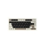 Attack Shark X75 81 Key (Wired+2.4G+Bluetooth)Tri-Model Switch Heap Of Aluminum Gaming Keyboard-Cheese White