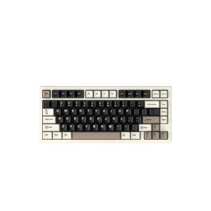 Attack Shark X75 81 Key (Wired+2.4G+Bluetooth)Tri-Model Switch Heap Of Aluminum Gaming Keyboard-Cheese White