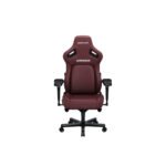 Anda Seat Kaiser 4 XL Classic PVC Leather High-Density Foam For Durability 5D Adjustable Armrests And Magnetic Head Pillow - Maroon