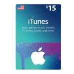 متجر التطبيقات وبطاقة هدايا iTunes$ 15 (توصيل فوري عبر الرسائل النصية)