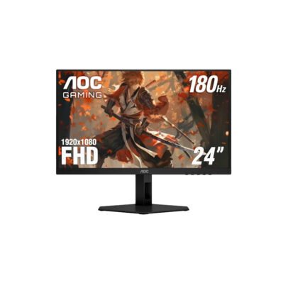 AOC 24G4E 24 Inch 180Hz FHD HDMI 2.0 1ms IPS Gaming Monitor - Black