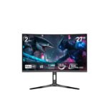 SharX Jaws 27F300VC 27" VA Panel FHD 300Hz 0.3ms HDMI 2.1 With AMD FreeSync & Nvidia G-Sync Compatibility Curved Gaming Monitor - Black