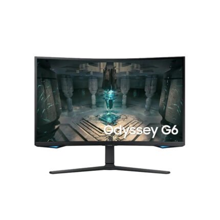 Samsung Odyssey G6 S32BG650EM 32" QHD 2K VA Curved Gaming Monitor, 240Hz Refresh Rate, 1ms Response Time, HDMI 2.1, AMD FreeSync Premium Pro, Built-in Speakers