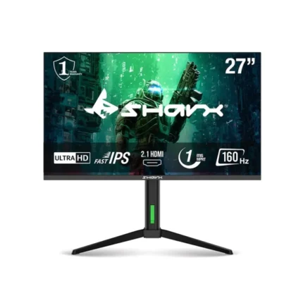 SharX Profin 27U160I 27" Fast IPS Panel Ultra HD 160Hz 0.3ms HDMI 2.1 With AMD FreeSync & Nvidia G-Sync Compatibility Gaming Monitor