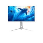 Sades RS-Dolphin 27" IPS Panel Dual Mode (4K 160Hz & FHD 320Hz) 0.5ms HDMI 2.1, Rear RGB Lightning Wide Angle Gaming Monitor - White