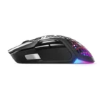 ⁦Steelseries AEROX 5 Ultra Light Wireless/Bluetooth/Wired Gaming Mouse, Up to 180-Hours Battery Life, 9 Programmable Buttons⁩ - الصورة ⁦5⁩