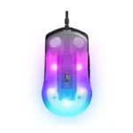 ⁦SteelSeries Rival 3 Wired Gaming Mouse LightWeight (77g) 60 Million Clicks 8,500 DPI, 3-Zone RGB - Black⁩ - الصورة ⁦4⁩
