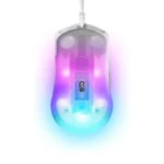 ⁦SteelSeries Rival 3 Wired Gaming Mouse LightWeight (77G) 60 Million Clicks, 8,500 DPI 6 Programmable Buttons, 3-Zone RGB - White⁩ - الصورة ⁦2⁩