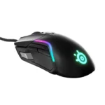 ⁦SteelSeries Rival 5 Precision Multi-Genre Prism RGB Wired Gaming Mouse, Ergonomic 9 Programmable Buttons 18,000 CPI, Perfect For all Battle Royale, FPS, MOBA,MMO & Fast-Paced Games, True Move Air Optical Gaming Sensor - Black⁩ - الصورة ⁦8⁩
