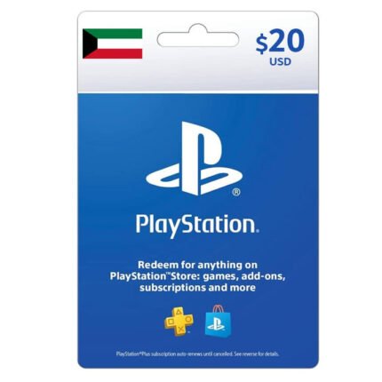 بطاقة هدايا سوني بلاي ستيشن / PSN بقيمة 20$ - الكويت (تسليم عبر رسالة نصية)