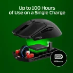 ⁦HyperX Haste 2 Mini Wireless Mouse Ultra-LightWeight (59 Gram) 26K Sensor 26,000 DPI For PC,Play Station, Xbox Series X|S & Xbox One (White)⁩ - الصورة ⁦3⁩