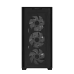 ⁦Asus A21 Plus Micro ATX Tower Case, Tempered Glass Side Panel, 360MM Radiator Support, 4 ARGB Fans - Black⁩ - الصورة ⁦7⁩