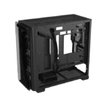 ⁦Asus A23 Plus Mid Tower Front Side & Left Side Tempered Glass Panel Case With 4 Fan RGB - Black⁩ - الصورة ⁦3⁩