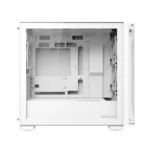 ⁦Asus A23 Plus Mid Tower Front Side & Left Side Tempered Glass Panel Case With 4 Fan RGB - White⁩ - الصورة ⁦2⁩