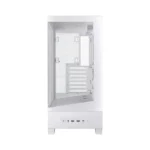 ⁦Asus A31 Plus Mid Tower Front Side & Left Side Tempered Glass Panel Case With 4 Fan RGB - White⁩ - الصورة ⁦4⁩