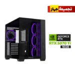 Gaming PC AMD RYZEN 7-9700X Processor, X870 WiFi Motherboard, 32GB DDR5 RAM (6000), 2TB NVMe SSD (6000), PNY RTX 5070 TI 16GB VGA , L360 Liquid Cooler, 850 WATT GOLD PSU, Asus A32 PLUS Mid Tower Case with 4 ARGB Fans, Windows 11 Pro (License)