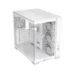 Asus A32 PLUS Mid Tower Steel / ABS Plastic Fornt & Left Side Tempered Glass Side Panel ABS Plastic Case With 4 ARGB Fans -White - الصورة 3